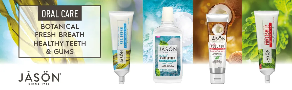 Jason All-Natural Toothpaste Sea Fresh - 6 oz - 2 pk 6 Ounce (Pack of 2) - product information 1