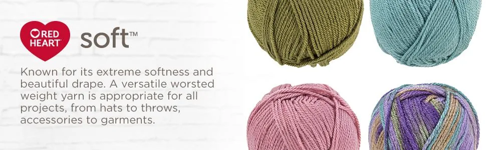 Red Heart Soft Yarn 3 Pack Off White 3 Count Off White 3 Pack - product information 1