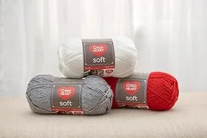 Red Heart Soft Yarn 3 Pack Off White 3 Count Off White 3 Pack - product information 4
