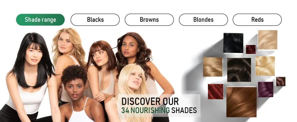 Garnier Hair Color Nutrisse Nourishing Creme 50 Medium Natural Brown (Truffle) Permanent Hair Dye 2 Count (Packaging May Vary) - nutrisse shade range