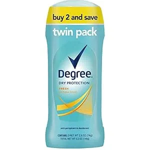Degree Fresh Dry Protection Antiperspirant Deodorant Twin Pack 2.6 Ounce (Pack of 2) - product information 1