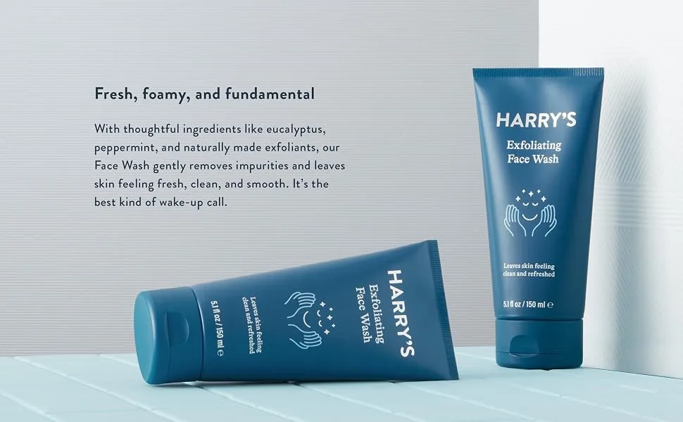 Harry's Face Lotion - Face Moisturizer with SPF 15 1.7 Fl Oz (Pack of 2) - Face Wash