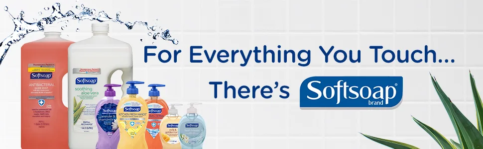 SOFTSOAP Liquid Hand Soap Refill Aquarium Bulk Hand Soap Commercial Hand Soap 300 oz Total (50 oz|Case of 6) US05262A - For everything you touch there