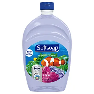 SOFTSOAP Liquid Hand Soap Refill Aquarium Bulk Hand Soap Commercial Hand Soap 300 oz Total (50 oz|Case of 6) US05262A - Softsoap Liquid Hand Soap Refill, Aquarium