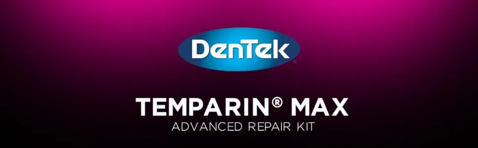 Dentek Wax for Braces Make Braces More Comfortable 2 Count Pack of 72 - Temparin Max Advanced Repair Kit