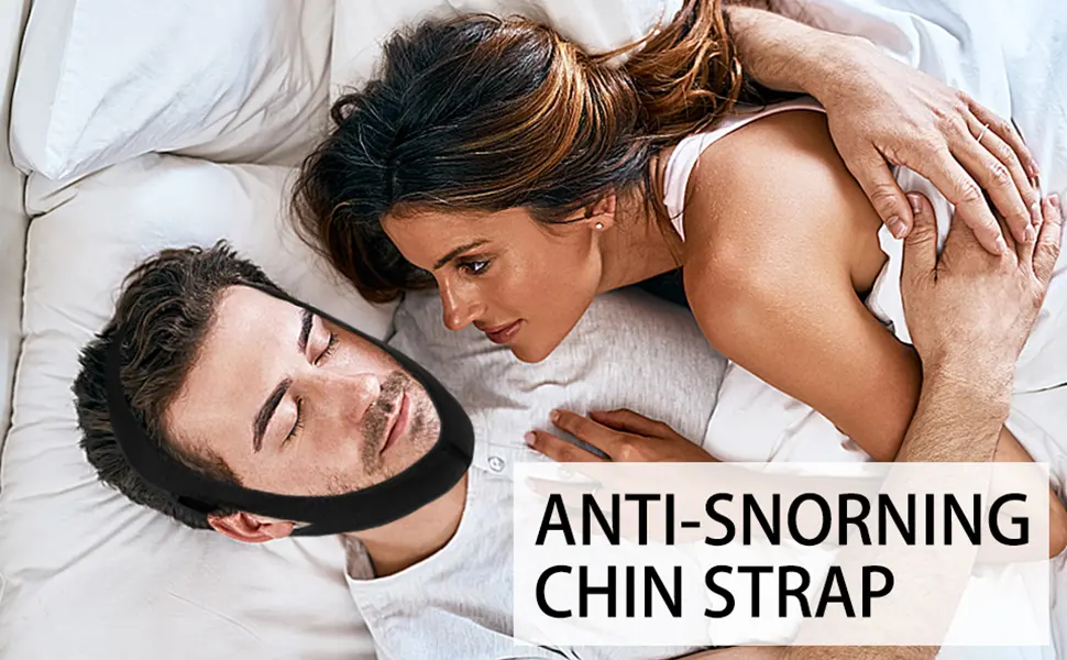 2 Pack Anti Snore Chin Strap Suoundey Professional Adjustable Strap Snoring Reduce Solution Chin Strap for Snoring Snore Stopper Breathable Sleep Aid for Men and Women - chin strap