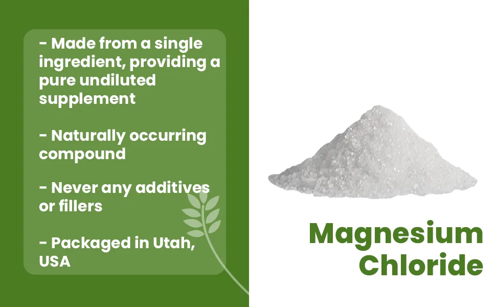 Pure Original Ingredients Magnesium Chloride (1 lb) Eco-Friendly Packaging Crystal Powder Magnesium Supplement 16 Ounce (Pack of 1) - product information 2