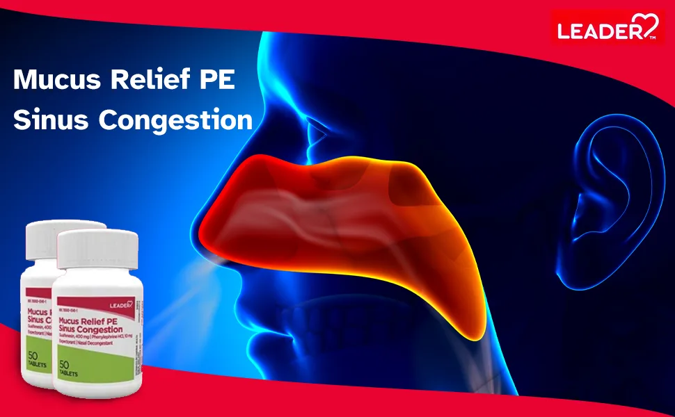 Leader Mucus Relief PE Sinus Congestion (50 Count) - product information 1