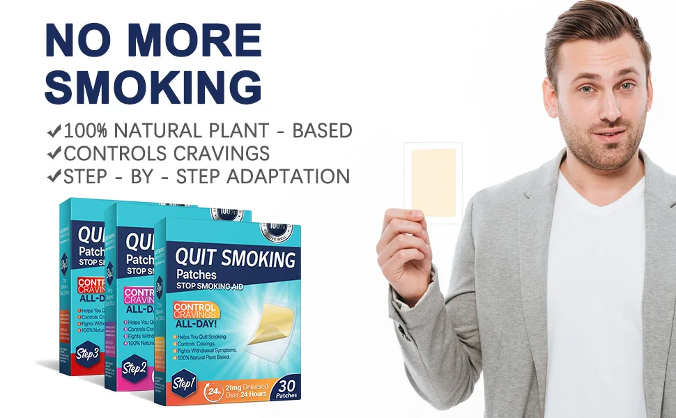 21mg Quit Smoking Patches Step 1 Smoking Aid to Quit Smoking Delivered Over 24 Hours Transdermal System 30 Count Patches to Help Quit Smoking Stop Smoking Aids That Work with 2 Week - nicotine patch