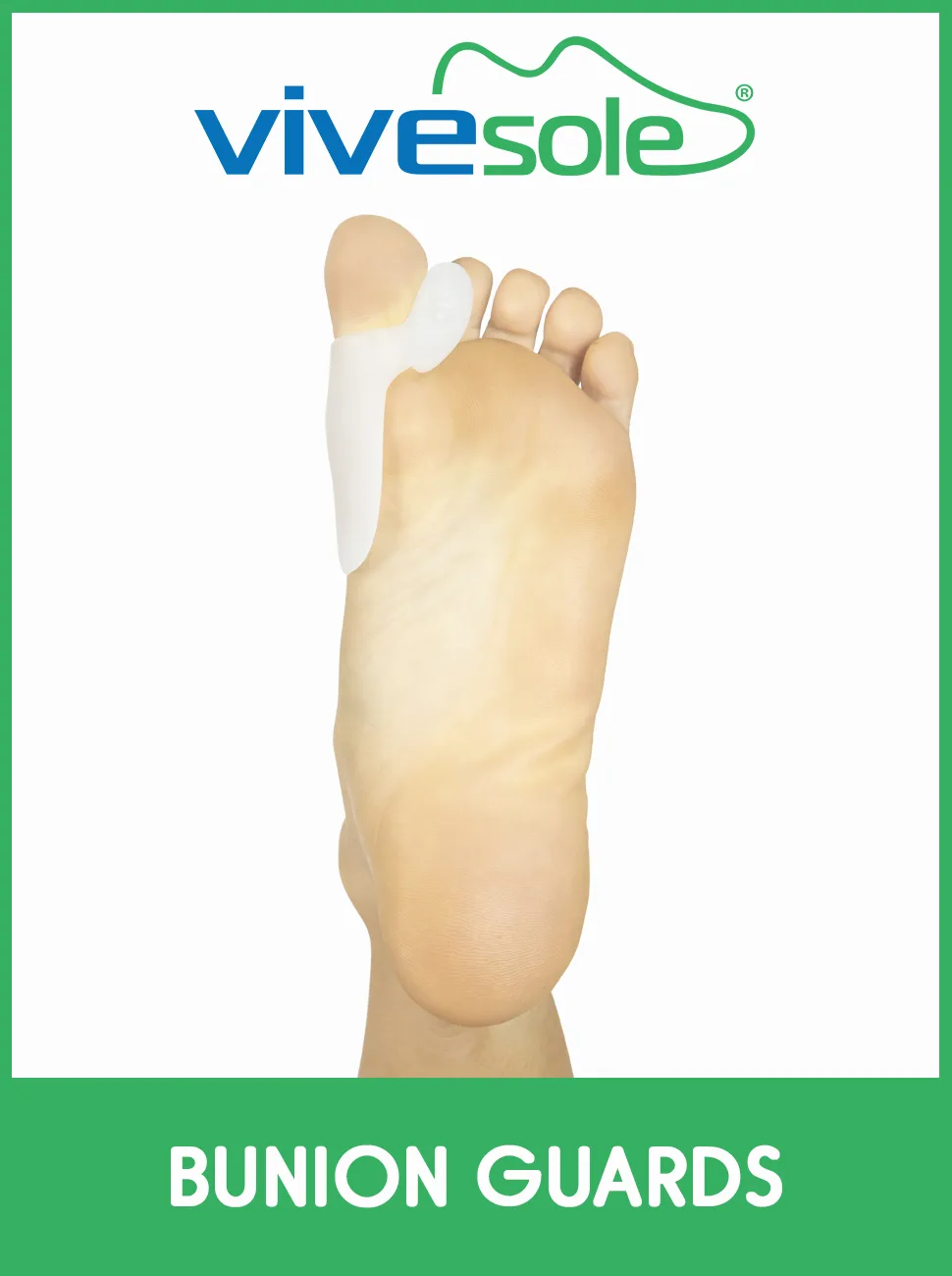 Vivesole Silicone Toe Separator - Toe Spacers for Bunions - Bunion Cushion - Big Toe Bunion Separator - Straightener - Protector Orthopedic Corrector - Padding Bunion Support for Pain Relief (2 Pack) - ViveSole Bunion Pads (Two Pack) - Big Toe Separator Cushion Straightener - Gel Hallux Valgus Fix