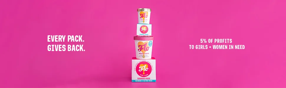 glo - Organic Bamboo Incontinence Liners Plant-Based Biodegradable & Plastic Free 16 Count 1 Pack - Every Pack. Gives Back.