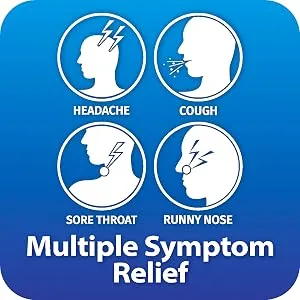 HealthA2Z Nighttime Cold & Flu Relief | 20 Count Softgels | Compare to Vicks Nyquil Cold & Flu Liqui Caps Active Ingredient - Multiple Symptom Relief