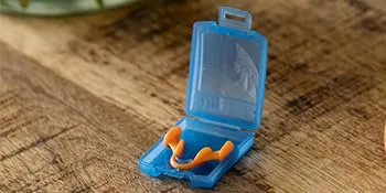 Airmax Unisex Classic Nasal Dilators Two-Pack - Anti Snoring Device for Men and Woman - Improves Airflow - Orange - Medium - nasal dilator in storage box