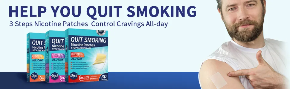 7 mg | Step 3 Quit Smoking Patches Stop Smoking Patches Aid Delivered Over 24 Hours to Help Quit Smoking 30 Count Easy and Effective Patches - stop smoking aid that work