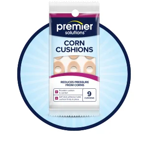 Premier Solutions Corn Cushions for Feet Self-Stick Adhesive Foot Care Cushions to Pad and Protect Corns 9 Count (Pack of 6) - Marketing points Section 2