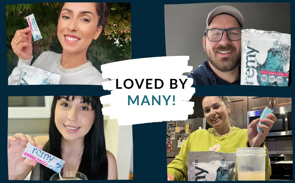 Remy - Hydration + Liver Aid - 15 Electrolyte Powder Packets Hangover Relief DHM Milk Thistle White Willow Bark Vitamin B - for Better Mornings - Loved by many!