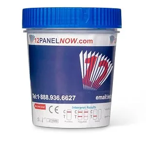  25 Pack 12 Panel Drug Test Screening Cups - Tests for AMP BAR BUP BZO COC MDMA MET MTD OPI OXY TCA and THC Instant Multi Panel Urine Drug Test with Temperature Strip - Drug Test Kit