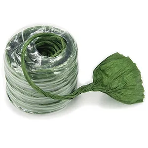 15.31Yard Raffia Stripes Paper String Colorful Twisted Paper Craft String/Cord/Rope for Wedding Party Decor Flower Wrapping Rustic Decor DIY Making Gift Wrap Flower Basket Packaging 4 - package