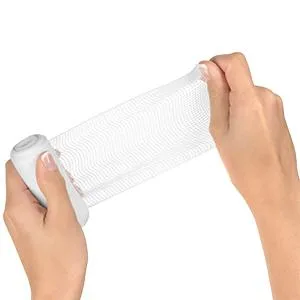 Swiss Safe Long Elastic Stretch Gauze Rolls 4 Inch x 8 Yards (6 Pack) - Elastic Gauze