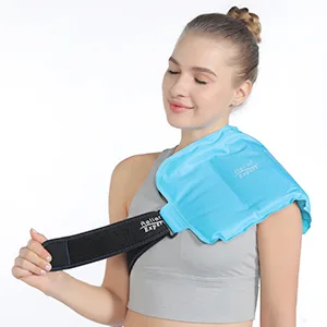 Relief Expert Ice Pack for Injuries Reusable(16 x 9) Gel Cold Pack for Lower Back Shoulder Knee Hip Pain Relief Cold Compress for Swelling Bruises Flexible Hands Free Light Blue - ice pack for back pain relief