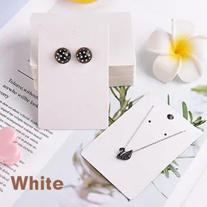 TUPARKA 120 Pack Earring Holder Cards Necklace Display Cards with 120pcs Bags Earring Display Cards Kraft Paper Tags for Ear Studs Brown - Earring Holder Cards