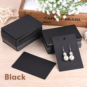 TUPARKA 120 Pack Earring Holder Cards Necklace Display Cards with 120pcs Bags Earring Display Cards Kraft Paper Tags for Ear Studs Brown - Earring Holder Cards