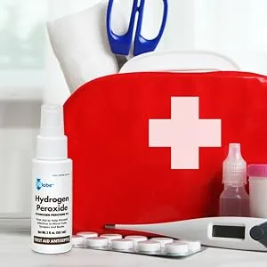 (3 Pack) Globe Hydrogen Peroxide 3% First Aid Antiseptic Topical Solution USP Spray Bottle 2 Fl. Oz Convenient Pump Spray Bottle - HYDROGEN PEROXIDE
