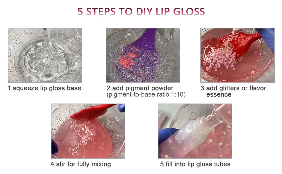 2 Pack Lip Gloss Base Oil lip makeup primers Moisturize Basic Lipstick Material Non-Stick Base for DIY Handmade Lip Balms Lip Gloss - Lip Makeup Primer Moisturize Basic Lipstick Material, Non-Stick Lipstick Primer Lip Gloss Base