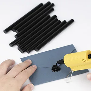 REIDEA Hot Glue Gun Sticks for Mini Size Glue Gun L5.9 x .28 Diameter 25 Count Black Black 25CT. | L5.9 x D.28 | Mini Glue - REIDEA