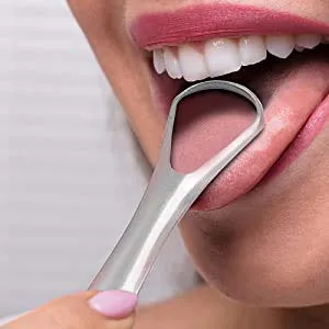 2 Pack Tongue Scraper Stainless Steel Reduce Bad Breath for Adults Kids Oral Care - product information 8
