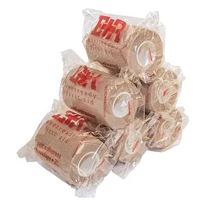 Ever Ready First Aid Self Adherent Cohesive Bandages 3 x 5 Yards - 6 Count Tan - 6 count image