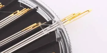 30/60Pack Premium Sewing Needles for Hand Sewing Repair 6 Sizes Assorted Needles with 2 Threaders Sewing Needles for Handsewing Large Eye Stitching Needles Embroidery Needles Sewing Sharp Needles 30PCS Needles - golden eye