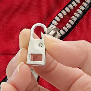 Zipper Pull Replacement FENGWANGLI 8 Pieces Detachable Zipper Pull Tab Repair Kit for Luggage Clothing Jackets Backpacks Boots Purse Coat 4 Colors(Silver Black Steel and Gold) Rectangle Zipper Pull - product information 4