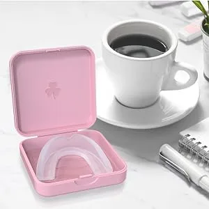 ZIZNBA Aligner and Retainer Cases (2 Pcs) Denture Case Durable and slim Mouth Guard Case - Black - RCA0-OL