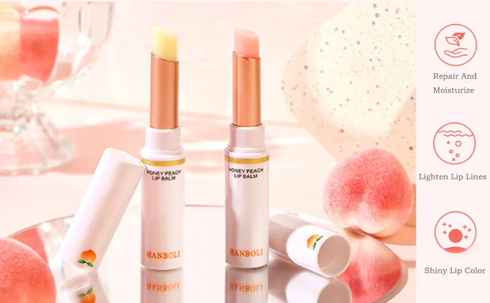 2 Pack Color Changing Lipstick & Lip Balm Magic Ph Lip Balm Long Lasting Korean Lip Tint Set Moisturize Lipsticks for Women Lip Makeup - ph lipstick