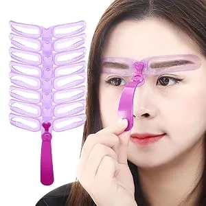Meifen Eyebrow Mold 8 Style Eyebrow Template Mold Set DIY Easy Makeup Tool (8Pack) - Upgraded version of eyebrow mold