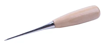 ZLKSKER (Pack of 2) Wooden Handle Leather Drillable Stitching Sewing Awl Punch Hole Gadget Tool - product information 7