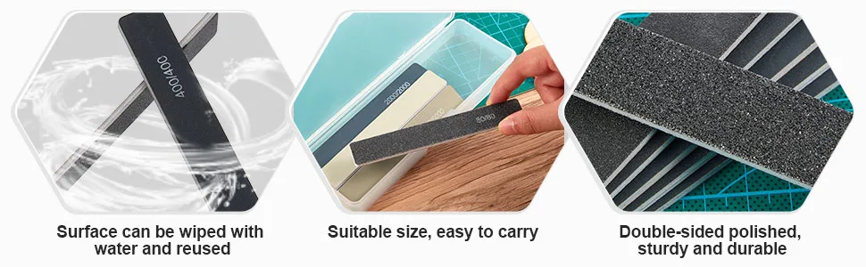 10 Pack Sanding Sticks Buffing Sanding Sticks for Plastic Models Assorted Grits Model Sanding Sticks Crafts Sticks Polishing Stick Metal Wood Sandpaper Tools (High Grits Rating Classic Style) - product information 3