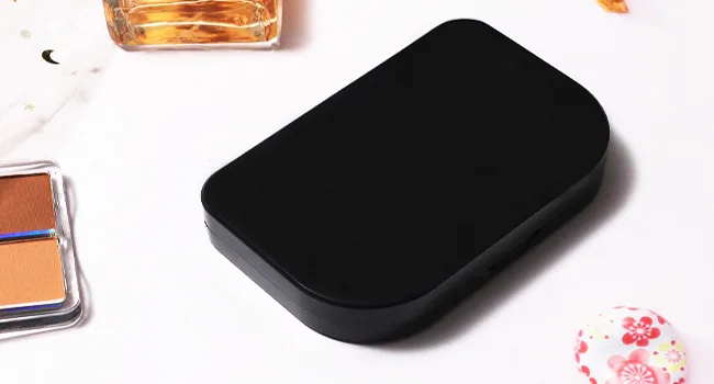 BUCICE Eyelash Case with Mirror - 3 Layer False Lash Case Empty Eyelash Storage Case Portable Folding Makeup Mirror for Women Gift Black - eyelash holder eyelash storage box eyelash box with mirror emoty travel eyelash storage case