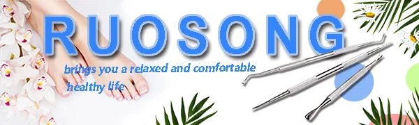 Ingrown Toenail Tool Kit 3 Pack Stainless Steel Double Sided Pedicure Nail File Lifter Spoon Nail Pusher Cleaner Professional Pedicure Tools - Main figure 01