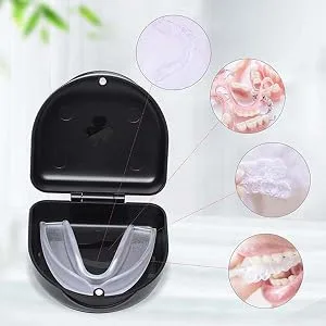 (2 Pack) Retainer Case Solid Orthodontic Retainer Case-Black - Enough Storage Room: