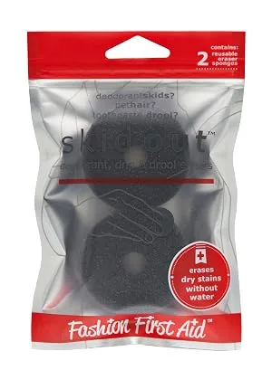 Skid Out: Deodorant Drip & Drool Eraser Stain Remover Sponges 2 Pack - product information 4