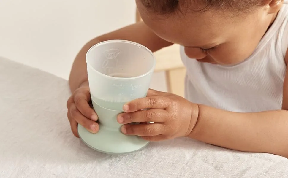 BabyBj rn Baby Cup 2-pack Powder green - product information 4