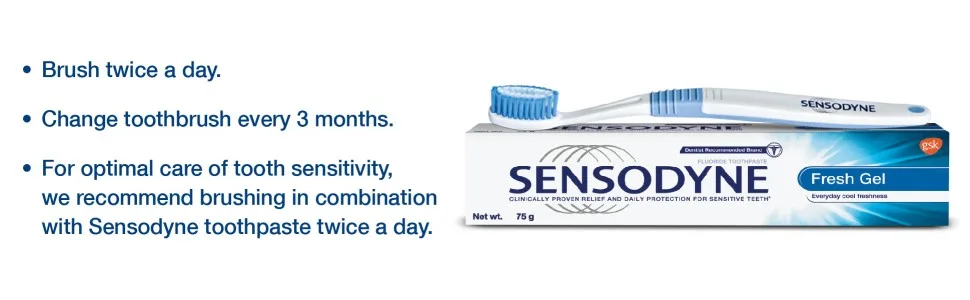 Sensodyne Sensitive Toothbrush with Soft Bristles Pack - 4 Pieces - product information 8