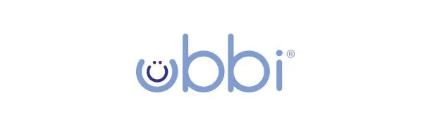 Ubbi Vertical Baby Bottle Drying Rack Countertop Drying Rack Baby Accessory Gray - Purple Ubbi logo on white