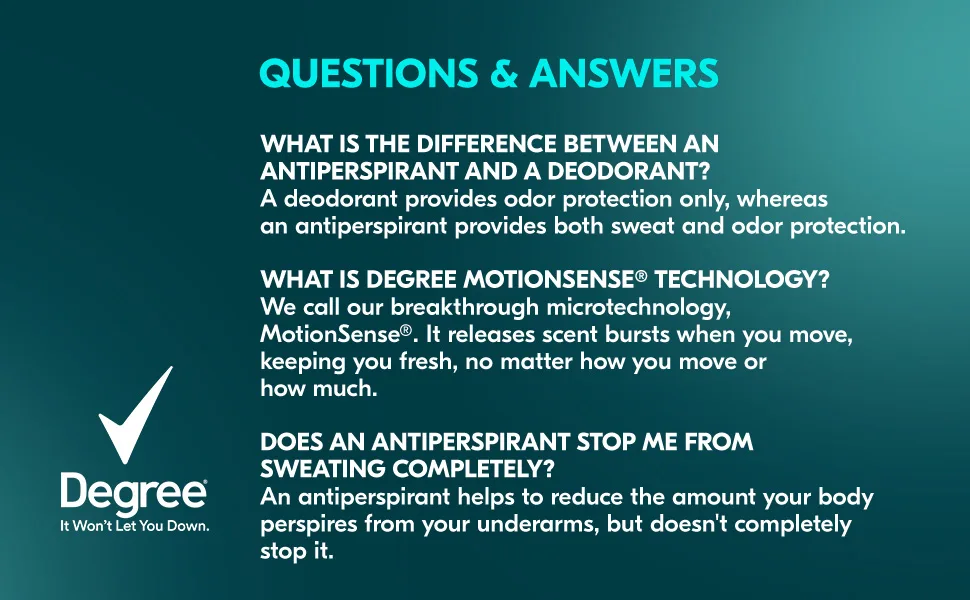 Degree Men Original Deodorant 48-Hour Odor Protection Arctic Edge Deodorant For Men 3 oz Pack of 6 - product information 3