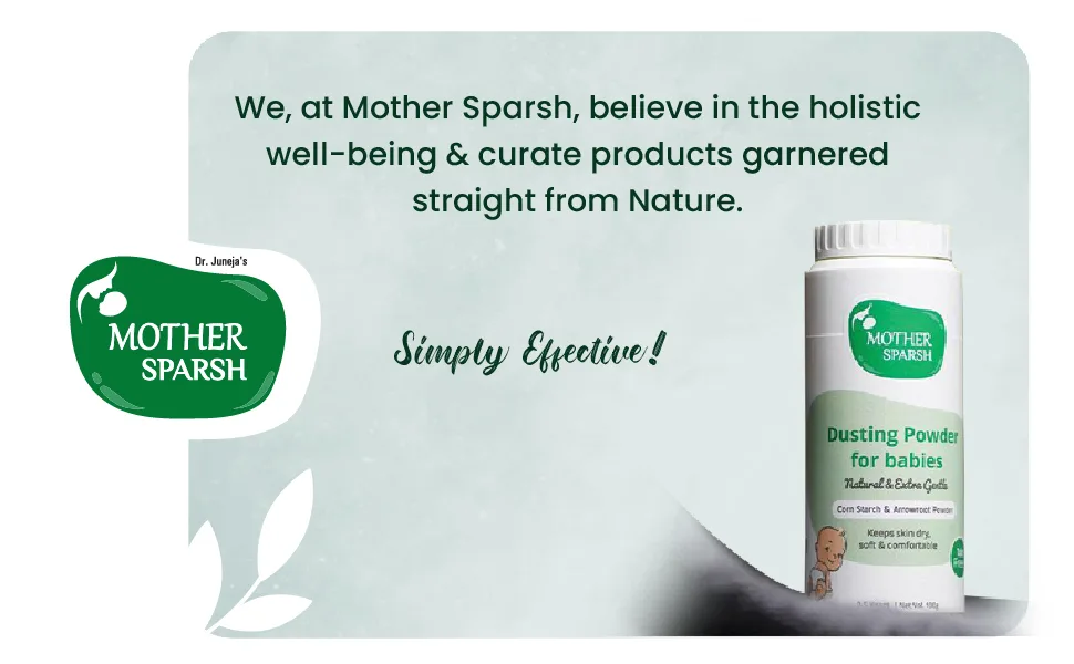 Mother Sparsh Talc-Free Natural Dusting Powder for Babies 100 g (Pack of 2) - product information 1