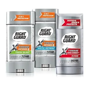 Right Guard Total Defense Anti-Perspirant Deodorant Power Gel Fresh Blast 4 oz (Pack of 4) - product information 2