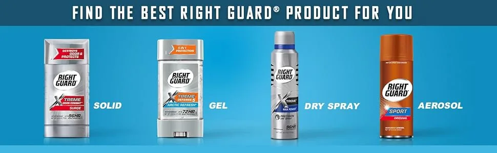 Right Guard Total Defense Anti-Perspirant Deodorant Power Gel Fresh Blast 4 oz (Pack of 4) - product information 4