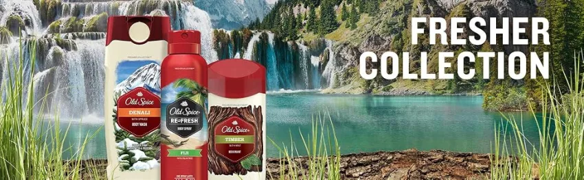 Old Spice Antiperspirant Deodorant for Men Fiji Scent Invisible Solid Fresher Collection 2.6 Oz Pack of 2 - product information 1